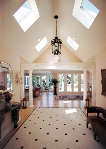 interior design marble foyer